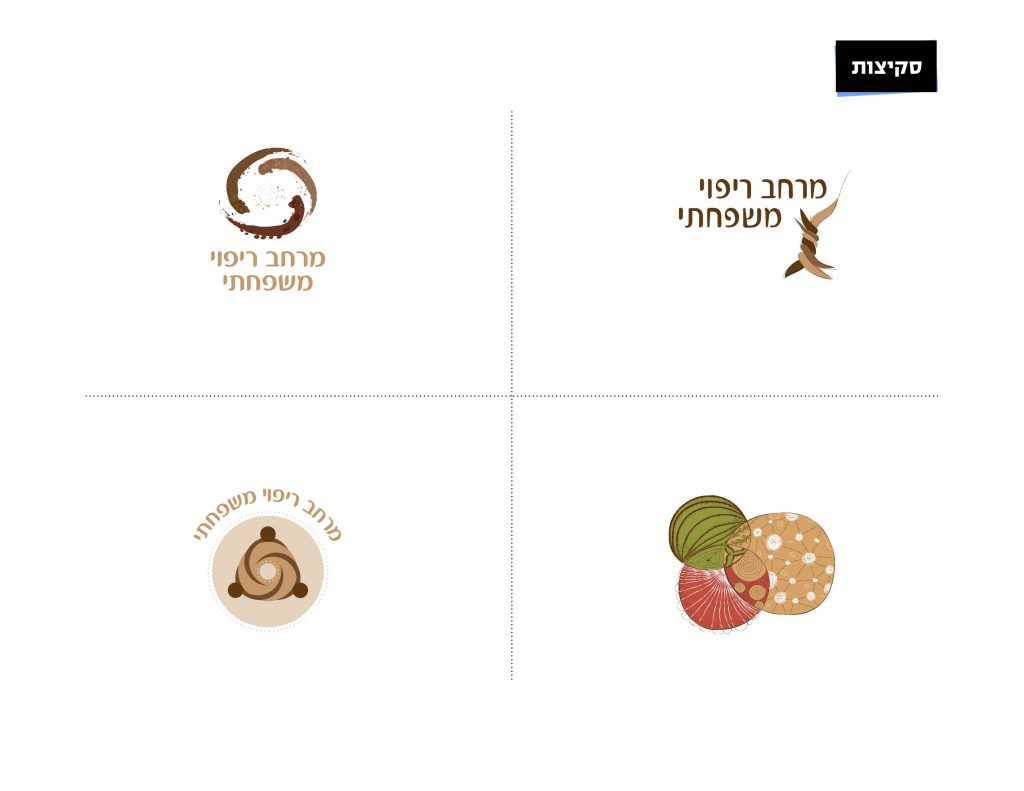 סקיצות מתוך תהליך המיתוג